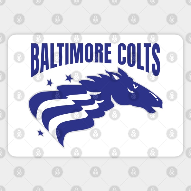 Retro Baltimore Colts Football Magnet by LocalZonly